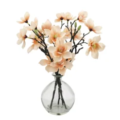 Sonoma Goods For Life® Artificial Flower Stems In Glass Vase Floor Decor
