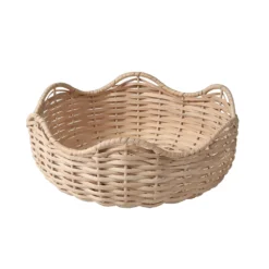 Sonoma Goods For Life® Rattan Scalloped Decorative Bowl Table Decor