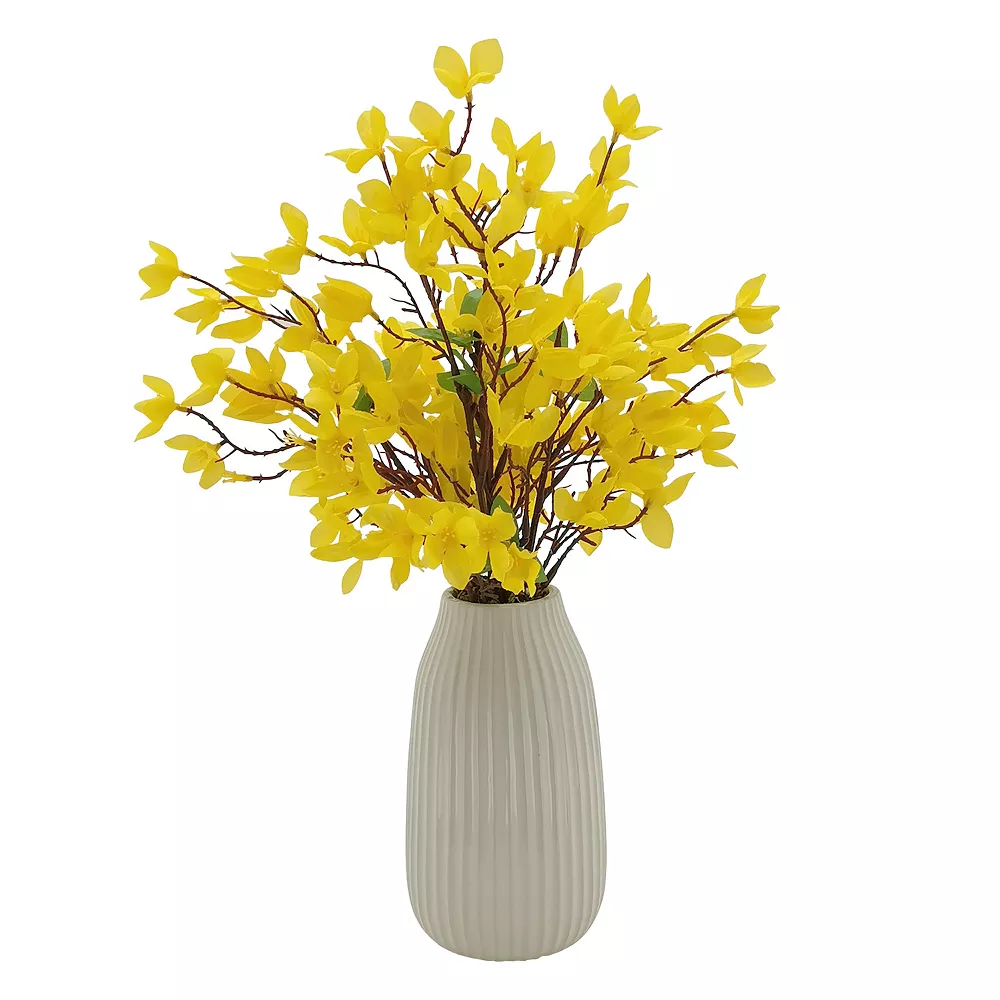 Sonoma Goods For Life® Artificial Forsythia Vase Table Decor 6 Sonoma Goods For Life® Artificial Forsythia Vase Table Decor - Image 4