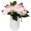 Sonoma Goods For Life® Artificial Pink Peony Vase Table Decor -home decoration 5904655