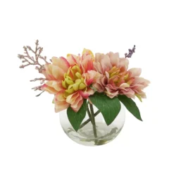 Sonoma Goods For Life® Artificial Dahlia Vase Table Decor -home decoration 5904660 ALT2