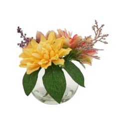 Sonoma Goods For Life® Artificial Dahlia Vase Table Decor -home decoration 5904660 ALT3