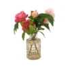 Sonoma Goods For Life® Artificial Pink Floral Rattan Vase Table Decor -home decoration 5904675