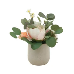 Sonoma Goods For Life® Artificial Poppy Eucalyptus Arrangement Table Decor -home decoration 5904676 ALT2