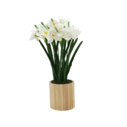 Sonoma Goods For Life® Artificial White Daffodils Plant Table Decor -home decoration 5904690 ALT2