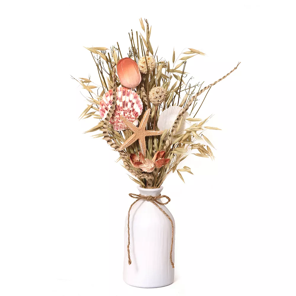 Sonoma Goods For Life® Dried Floral Shell Arrangement Table Decor 3 Sonoma Goods For Life® Dried Floral Shell Arrangement Table Decor