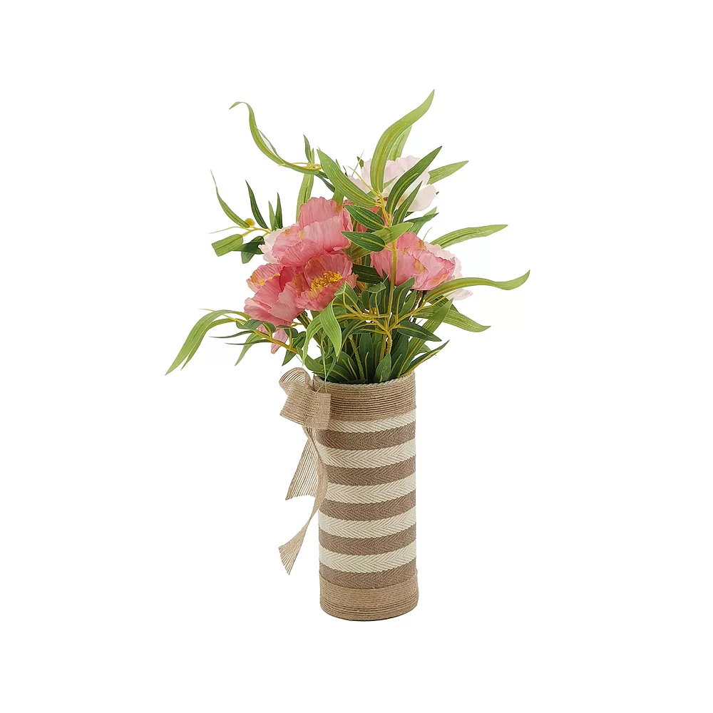 Sonoma Goods For Life® Artificial Pink Flower Arrangement Table Decor 5 Sonoma Goods For Life® Artificial Pink Flower Arrangement Table Decor - Image 3
