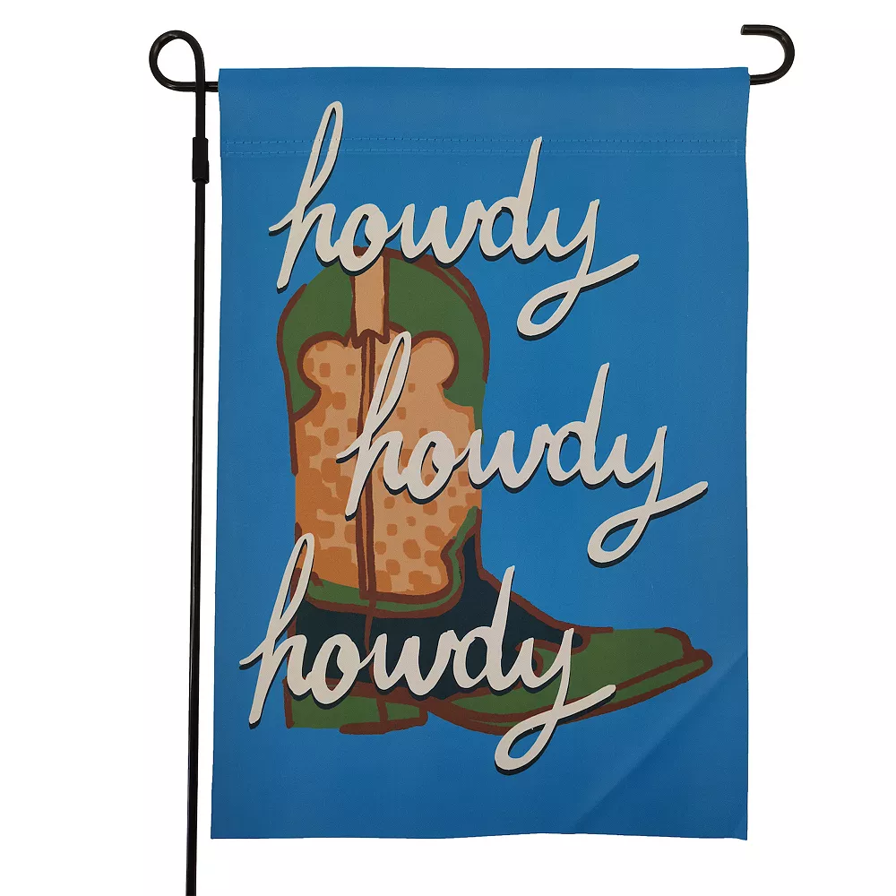 Sonoma Goods For Life® Howdy Howdy Howdy Garden Flag 2 Sonoma Goods For Life® Howdy Howdy Howdy Garden Flag