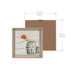 Sonoma Goods For Life® Framed Cactus Wall Art -home decoration 5905297 ALT4