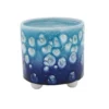 Sonoma Goods For Life® Reactive Glaze Blue Ceramic Planter -home decoration 5905804
