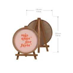 Sonoma Goods For Life® Mas Amor Por Favor Round Frame -home decoration 5905930 ALT4