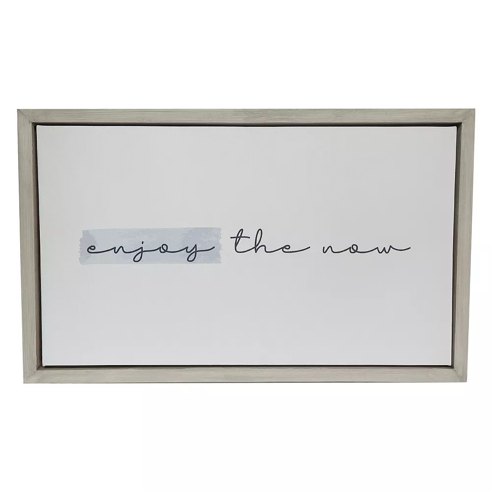 Sonoma Goods For Life® "Enjoy The Now" Framed Wall Art 3 Sonoma Goods For Life® "Enjoy The Now" Framed Wall Art
