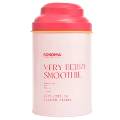 Sonoma Goods For Life® Tin Drink Collection Strawberry Mango 10-oz. Candle Jar