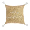 Sonoma Goods For Life® Yellow Hello Sunshine Pillow 2 Sonoma Goods For Life® Yellow Hello Sunshine Pillow -home decoration 5912634