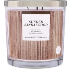 Sonoma Goods For Life® 13-oz. Sueded Sandalwood Candle Jar
