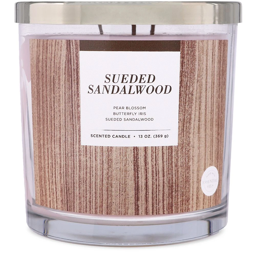 Sonoma Goods For Life® 13-oz. Sueded Sandalwood Candle Jar 3 Sonoma Goods For Life® 13-oz. Sueded Sandalwood Candle Jar