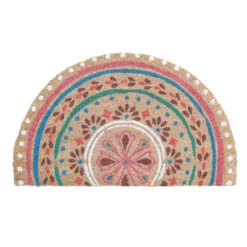 Sonoma Goods For Life® Coir Half-Medallion Boho Doormat