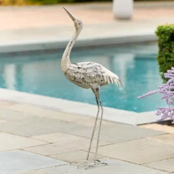 Sonoma Goods For Life® Distressed Metal Bird Garden Sculpture -home decoration 5942037 ALT