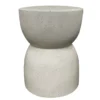 Sonoma Goods For Life® Modern Ceramic White Garden Table -home decoration 5942039