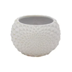 Sonoma Goods For Life® White Pineapple Planter Table Decor -home decoration 5989352 ALT4