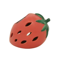 Sonoma Goods For Life® Ceramic Strawberry Solar LED Lantern -home decoration 5991419 ALT2