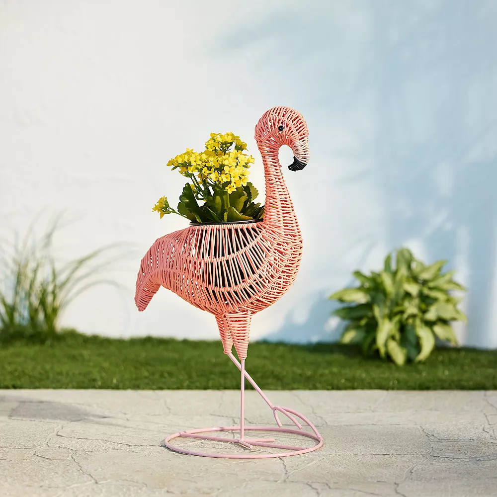 Sonoma Goods For Life® Flamingo Planter Floor Decor 4 Sonoma Goods For Life® Flamingo Planter Floor Decor - Image 2