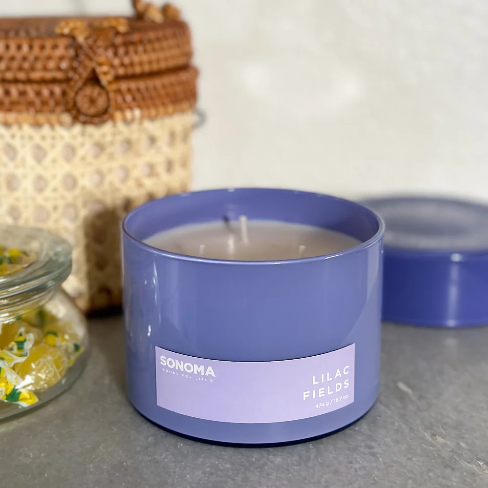 Sonoma Goods For Life® White Lotus & Lilac 13-oz. Candle Jar 4 Sonoma Goods For Life® White Lotus & Lilac 13-oz. Candle Jar - Image 2