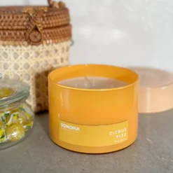 Sonoma Goods For Life® Sugared Quinze & Yuzu 13-oz. Candle Jar -home decoration 6104053 ALT